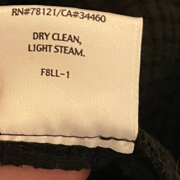 Eileen Fisher Woman Black Textured Snap Front Jacket Size 2X - Picture 7 of 7